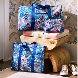NWT Lilly Pulitzer Travel Bag Set, Duffle, Tote, and Pouch